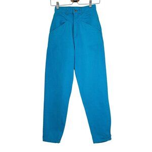 Vintage Gitano Express High-Waisted Blue Corduroy Pants Women's Size 5/6